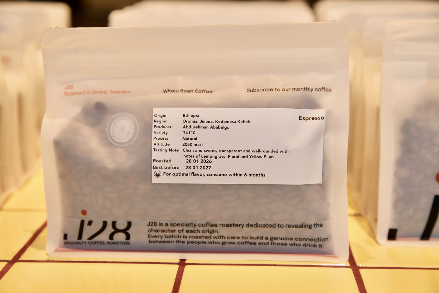 Ethiopia Jimma - Natural 74110 Espresso